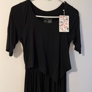 NWT Latched mama knot front nursing/maternity dress